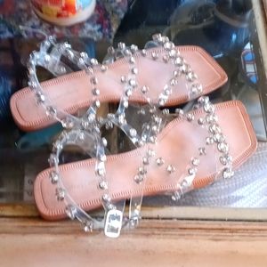 Jeffrey Campbell clear jelly sandals